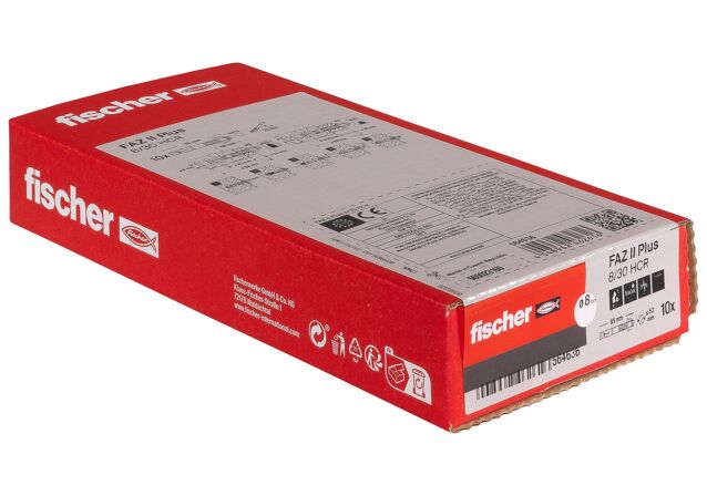 Confezione: "FAZ II Plus 8/30 HCR Ancorante in acciaio alta resistenza alla corrosione"