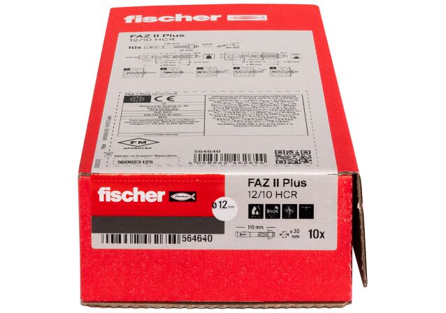 Packaging: "FAZ II Plus 12/10 HCR"