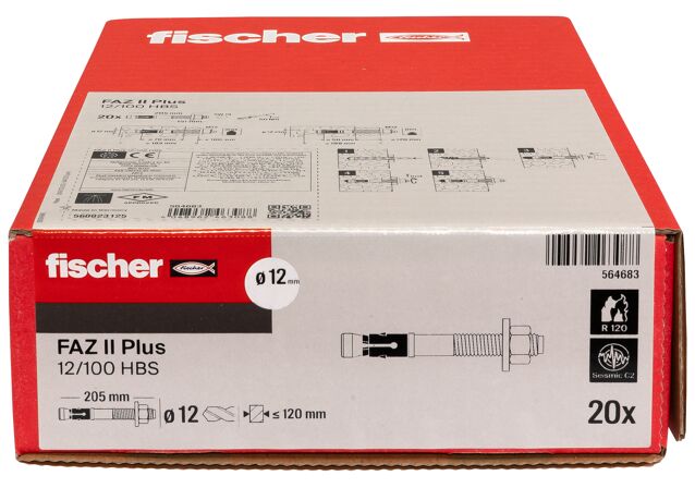 Packaging: "FAZ II Plus 12/100 HBS ZP"