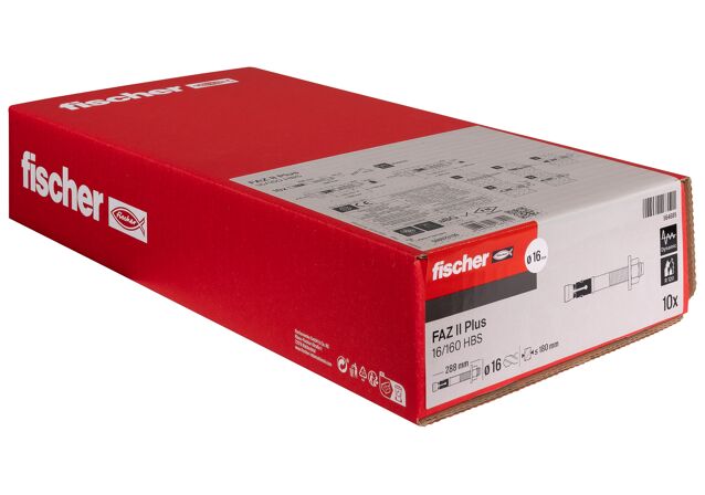 Confezione: "FAZ II Plus 16/160 HBS Ancorante con fascetta espandente"