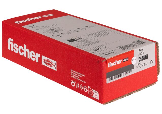 Verpackung: "fischer Hohldeckenanker FHY M10 R nichtrostender Stahl"