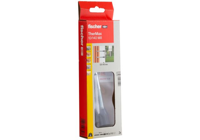Verpackung: "fischer Abstandsmontagesystem TherMax 10/140 M8"