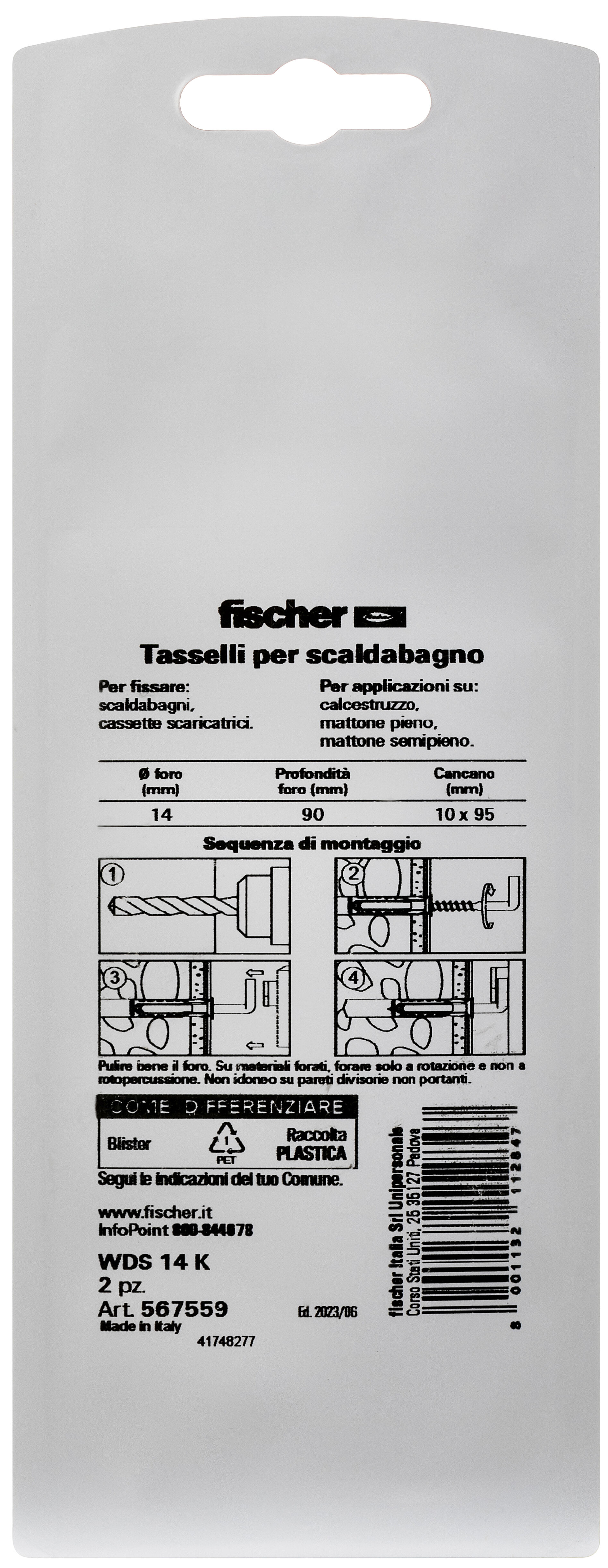 Confezione: "WDS 14 K"