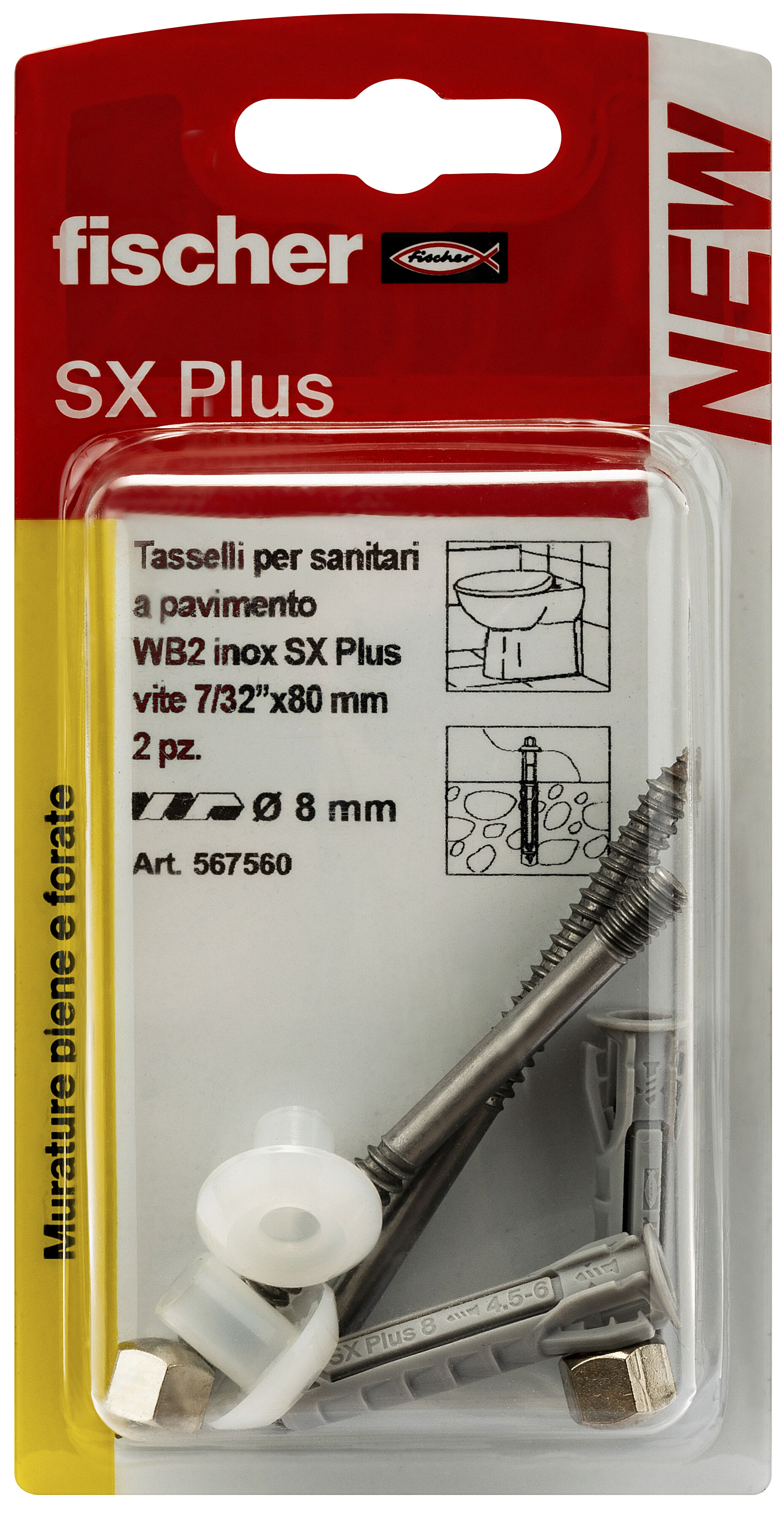 Confezione: "WB 2 inox K"