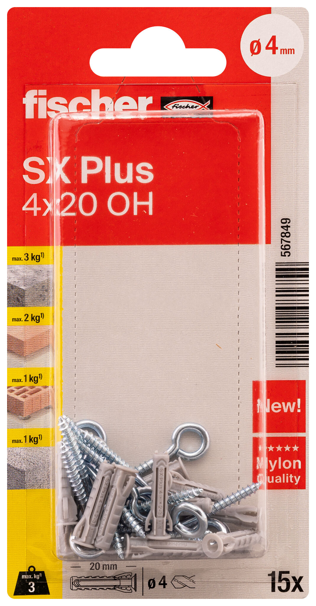 Packaging: "Blister de tacos SX Plus 4x20 HC - 15uds (sustituye a esta referencia 14912)"