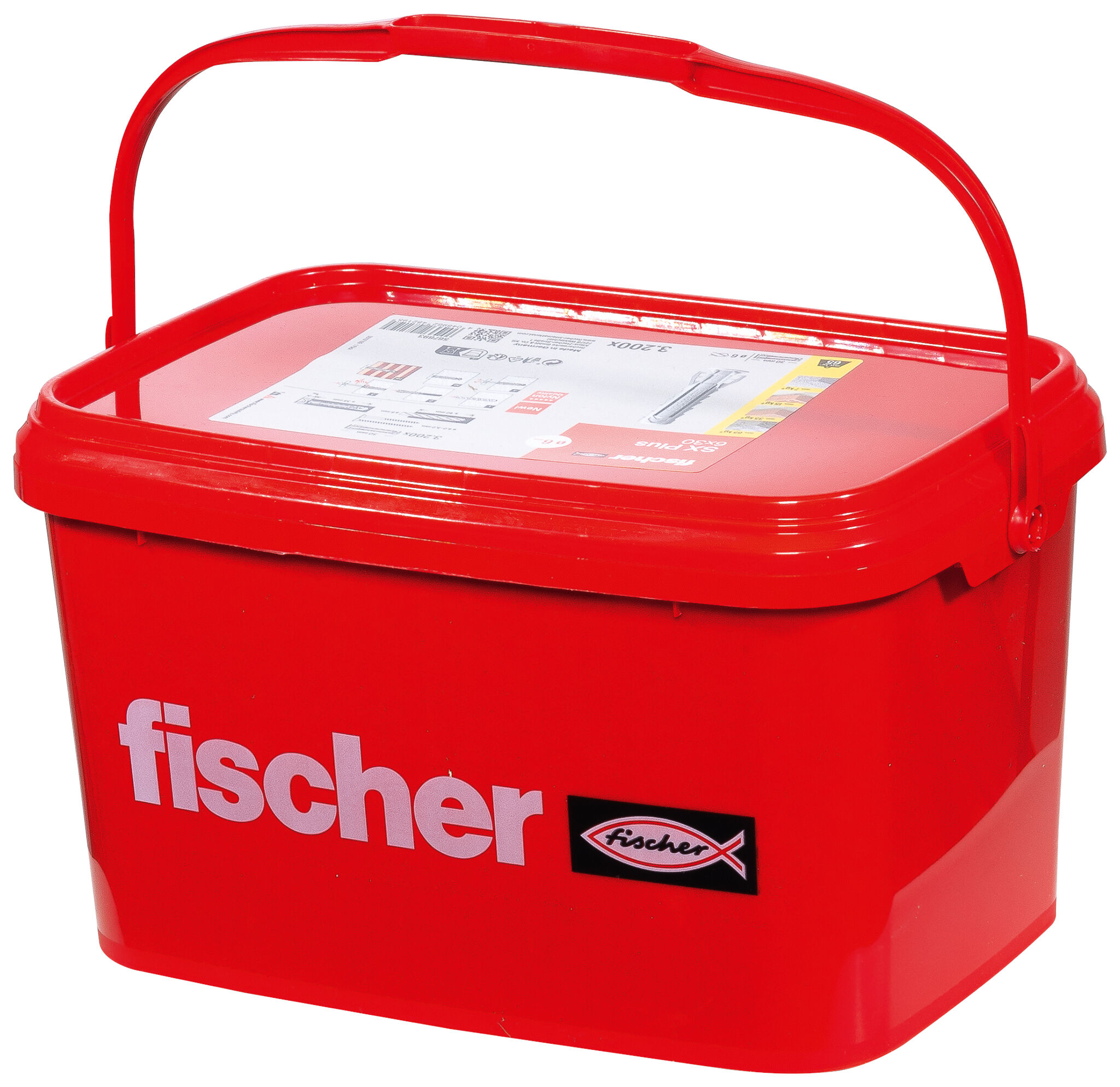 Verpackung: "fischer Spreizdübel SX Plus 6 x 30 im Eimer"