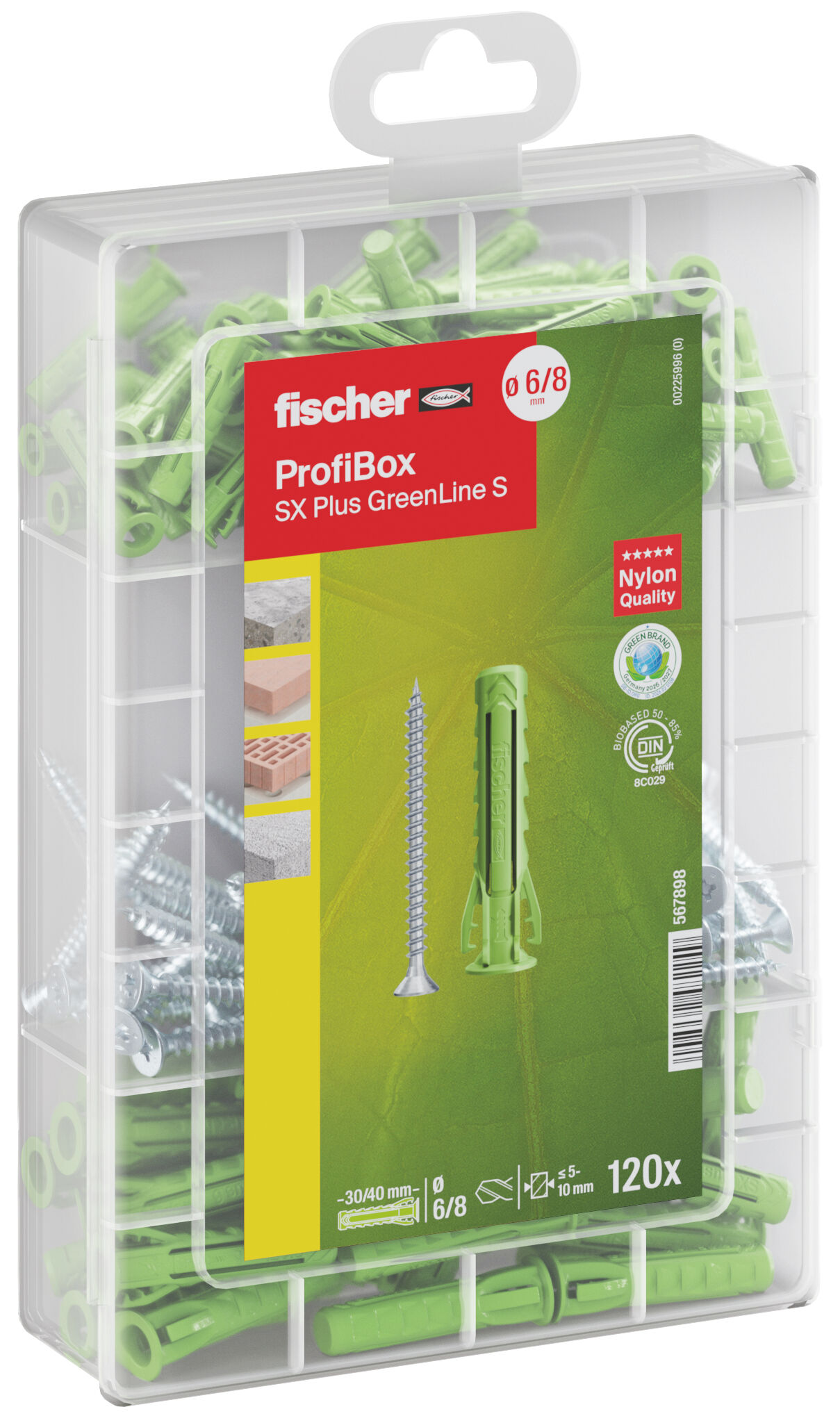 Product Picture: "fischer Profi-Box SX Plus GreenLine + Screws A2"