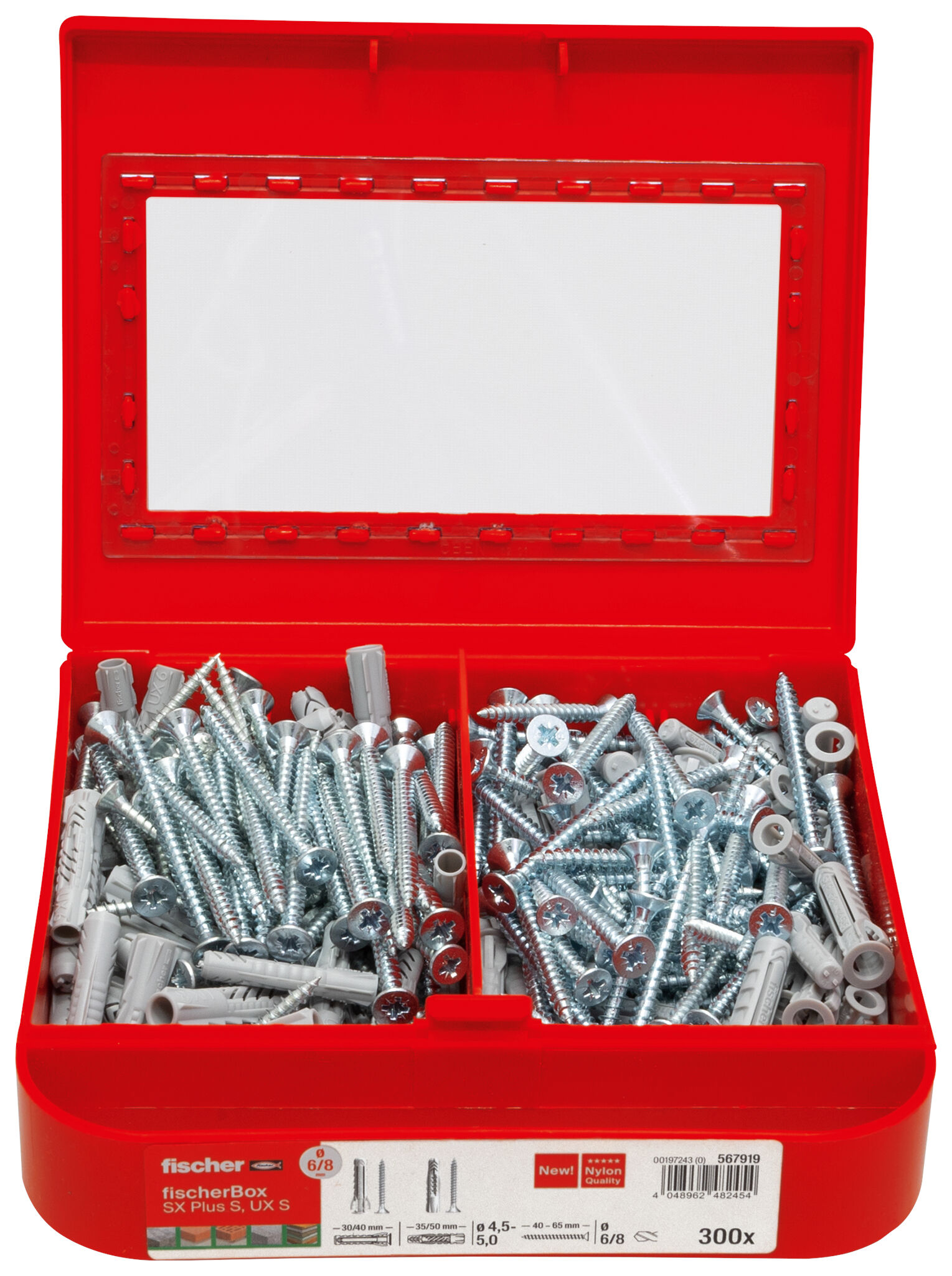 Product Picture: "fischer Box SX Plus, UX 6,8 + vidalar"