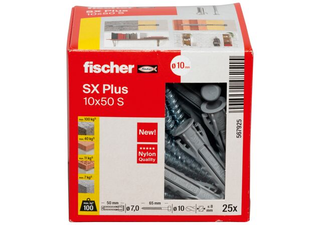 Packaging: "SX Plus 10 x 50 S"