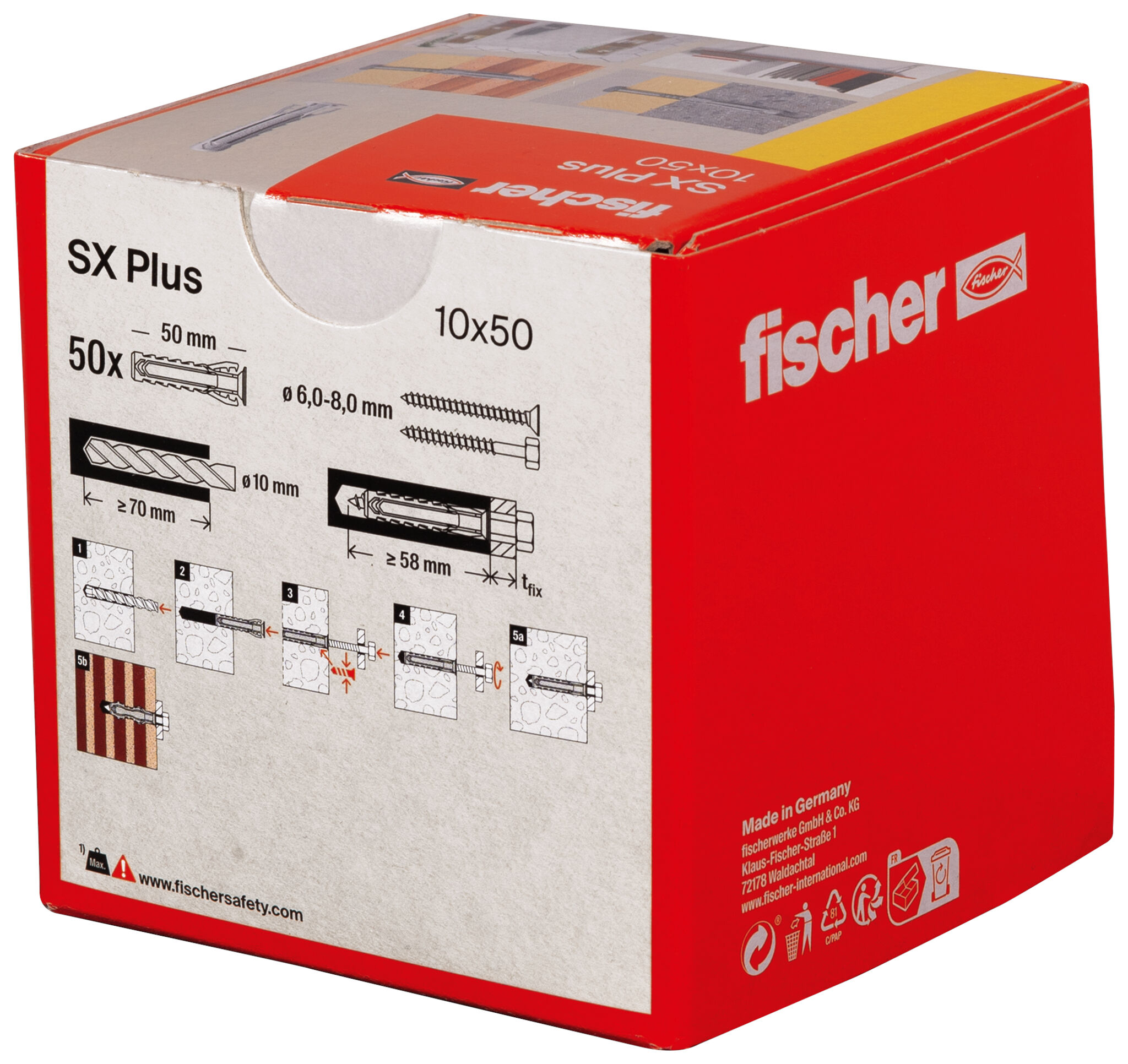 Packaging: "Taco SX Plus 10x50 - Caja 50 uds (sustituye a esta referencia 70010)"