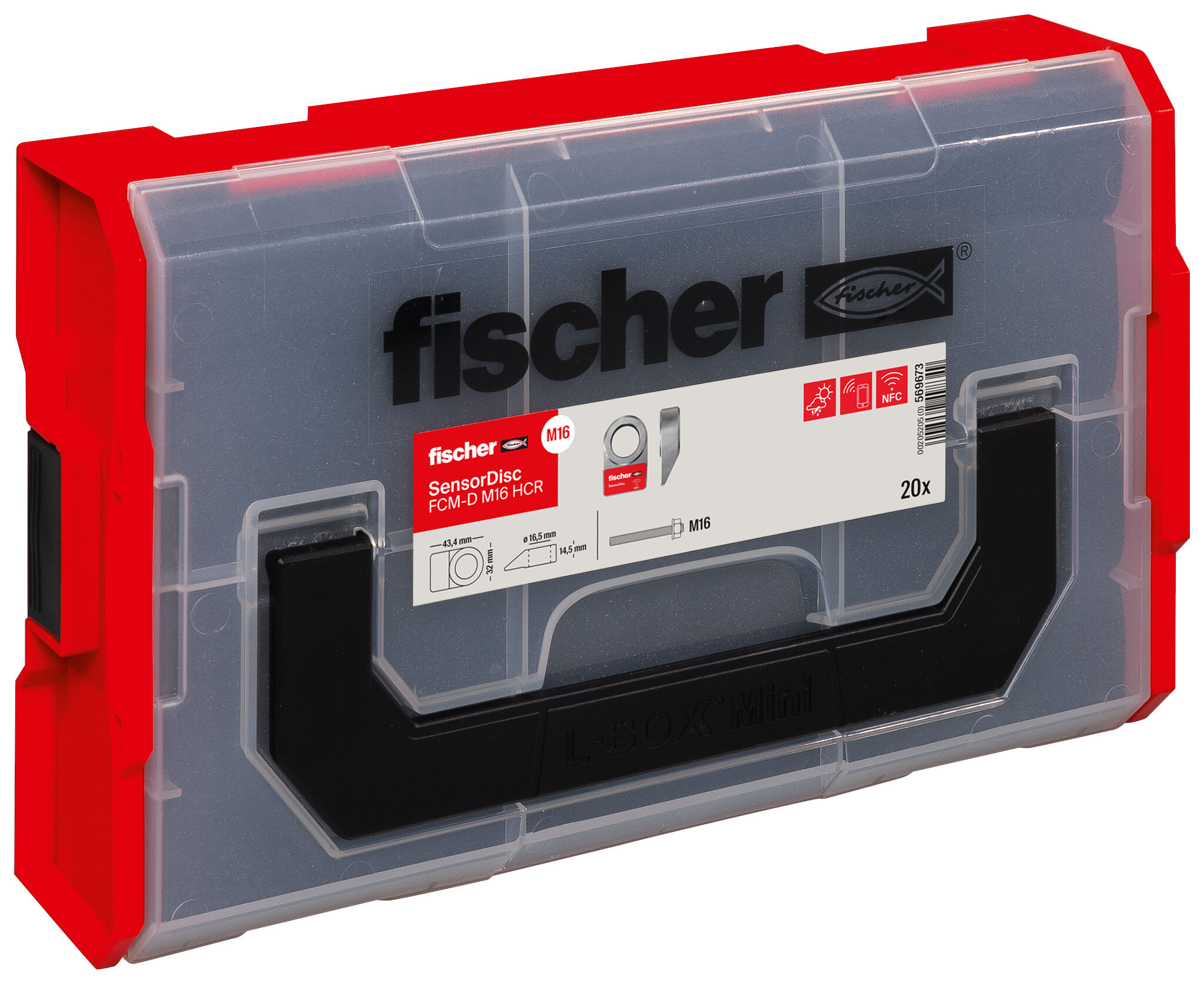 Product Picture: "fischer SensorDisc FCM-D M16 HCR 20P highly corrosion-resistant steel"