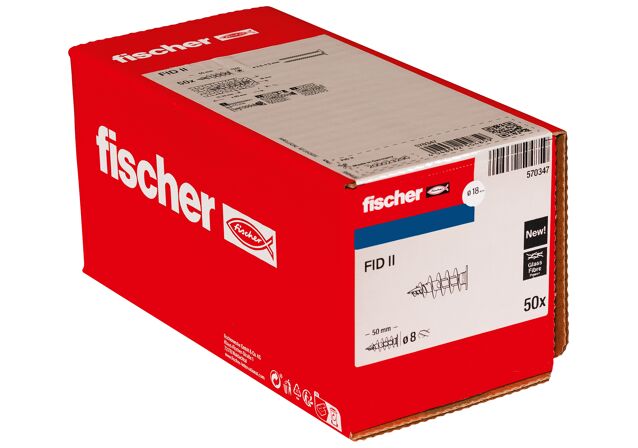 Packaging: "fischer FID II βύσμα μόνωσης"