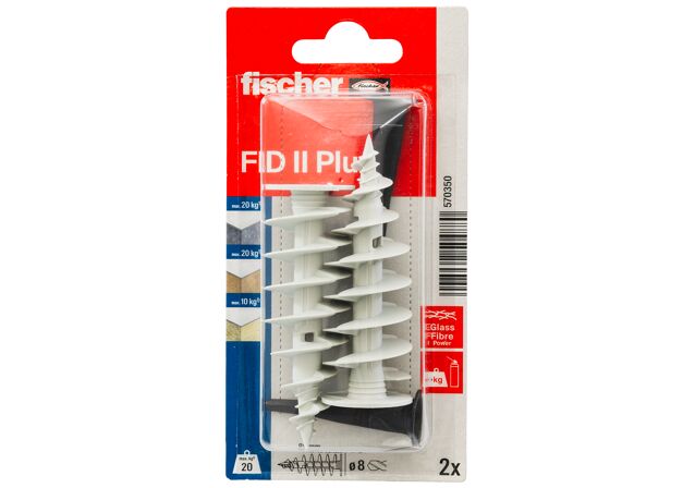 Packaging: "fischer Insulation fixing FID II Plus"