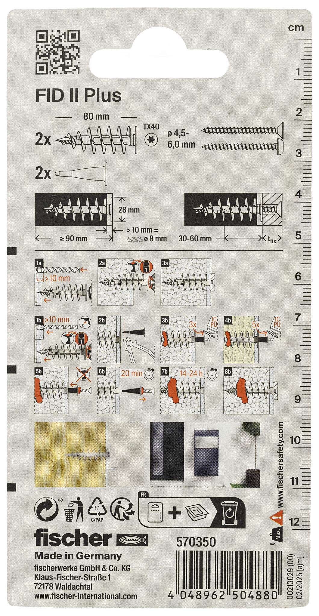 Packaging: "fischer Mocowanie do izolacji FID II Plus"