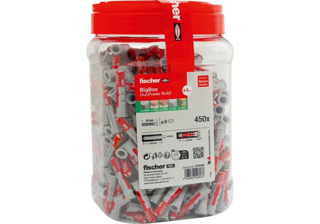 Produktbild: "fischer DuoPower 8 x 40"