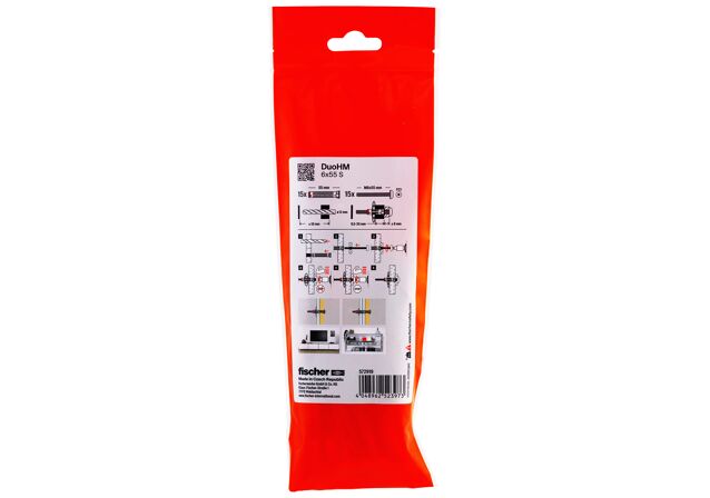 Confezione: "DuoHM 6x5 S tassello con vite impronta PZ"