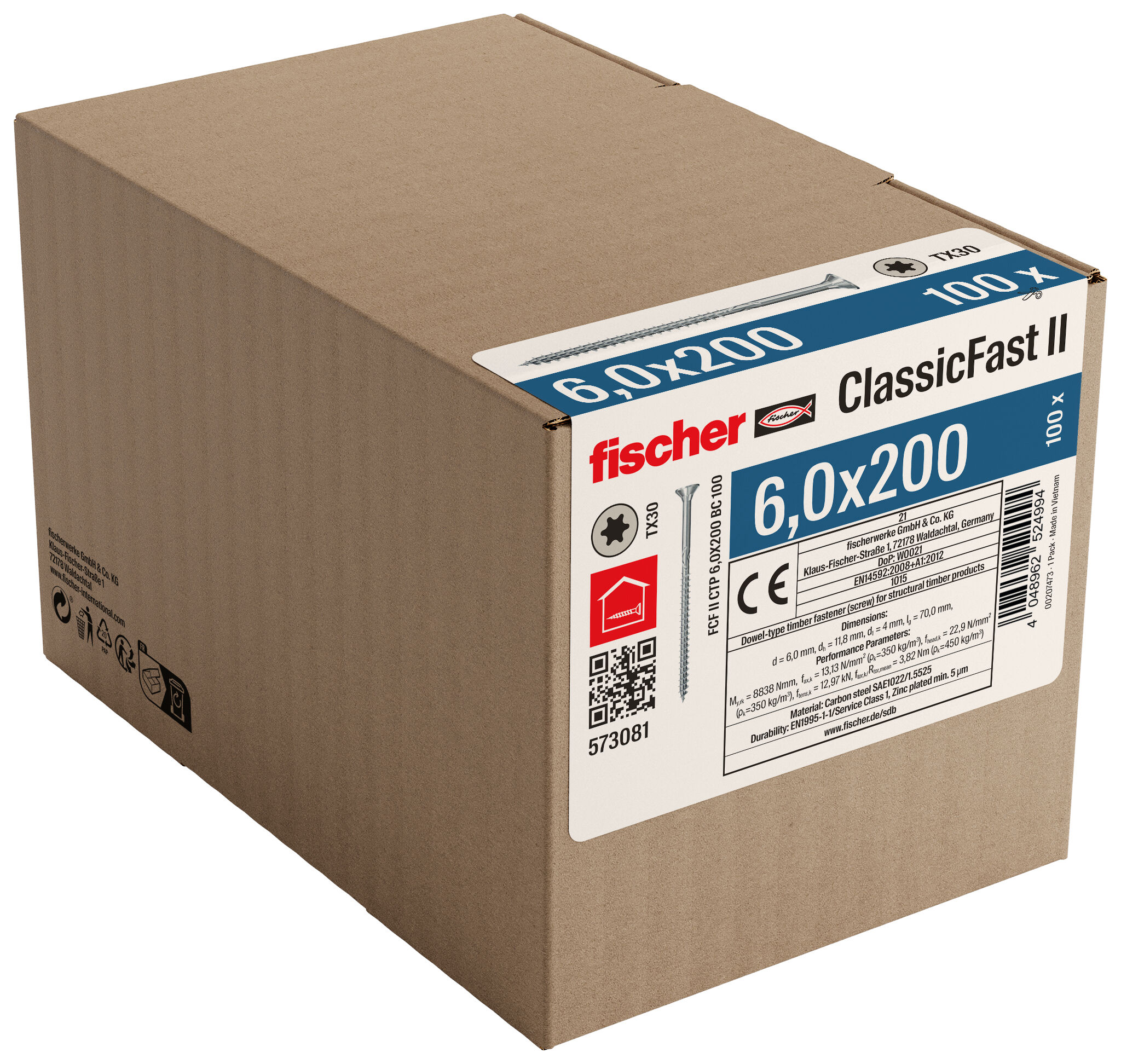 Confezione: "ClassicFast FCF II CTP 6,0 x 200 BC"