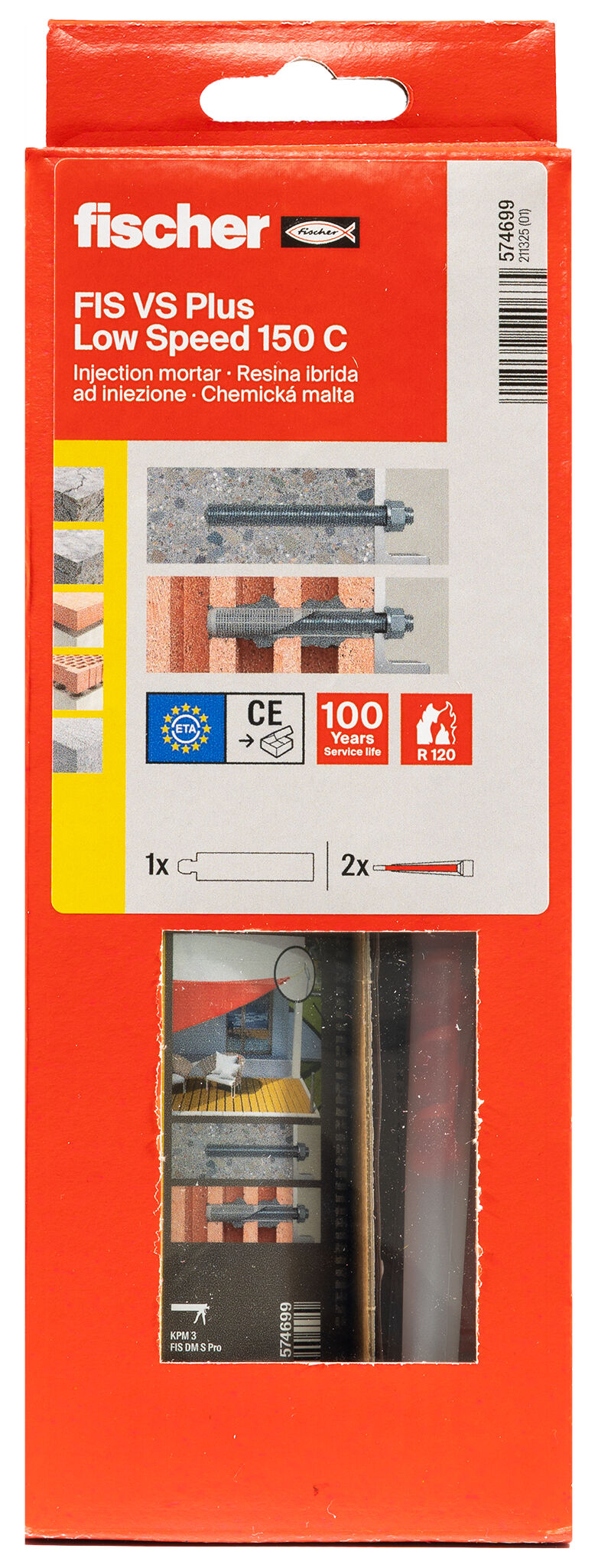 Packaging: "fischer Injection mortar FIS VS Plus 150 C"