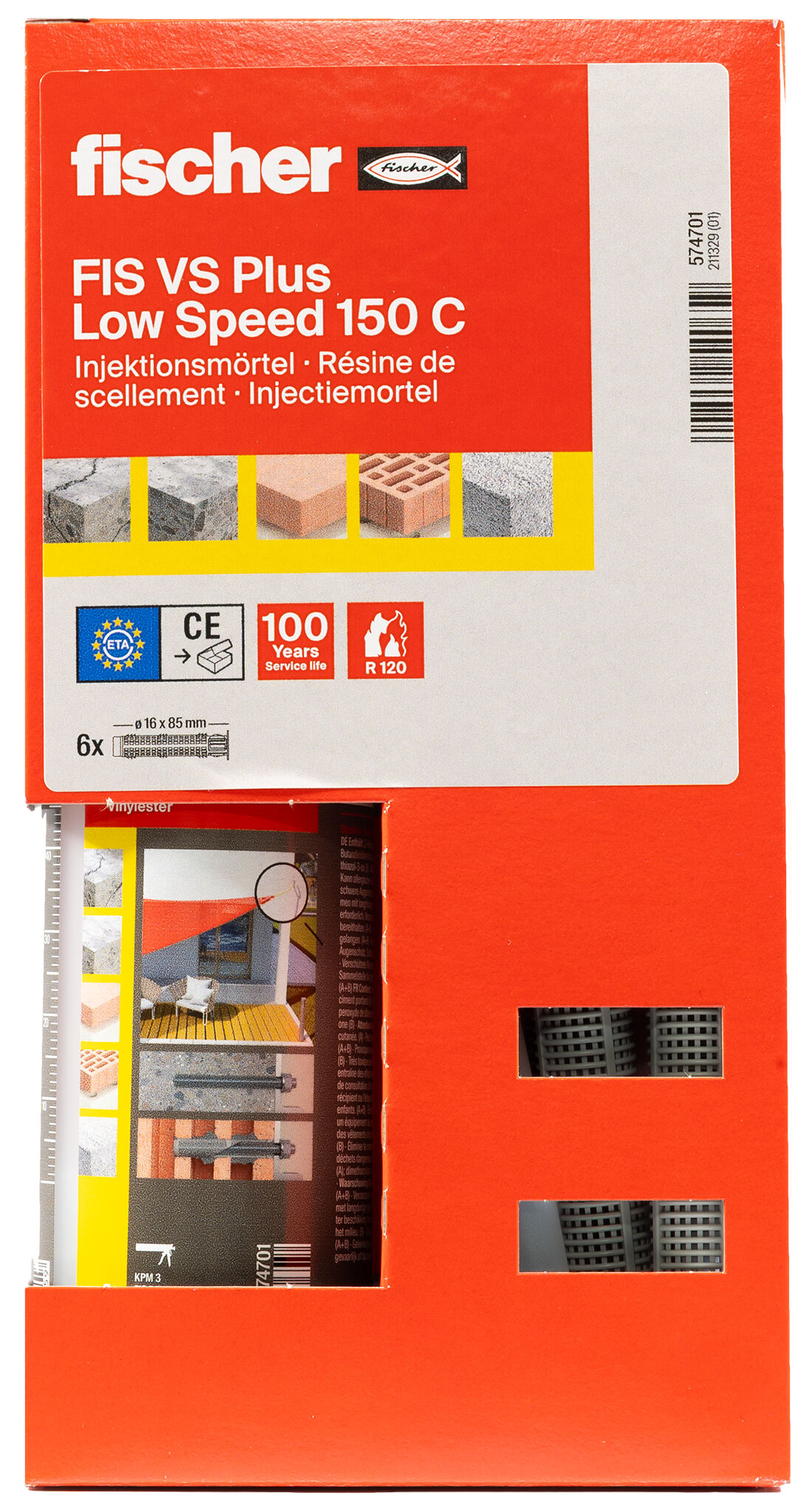 Packaging: "fischer Injection mortar FIS VS Plus 150 C Set"
