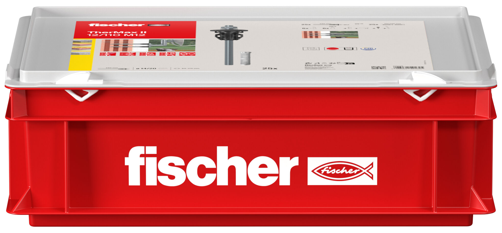 Packaging: "fischer távtartó szerelés TherMax II 12/110 M12 HWK NV"