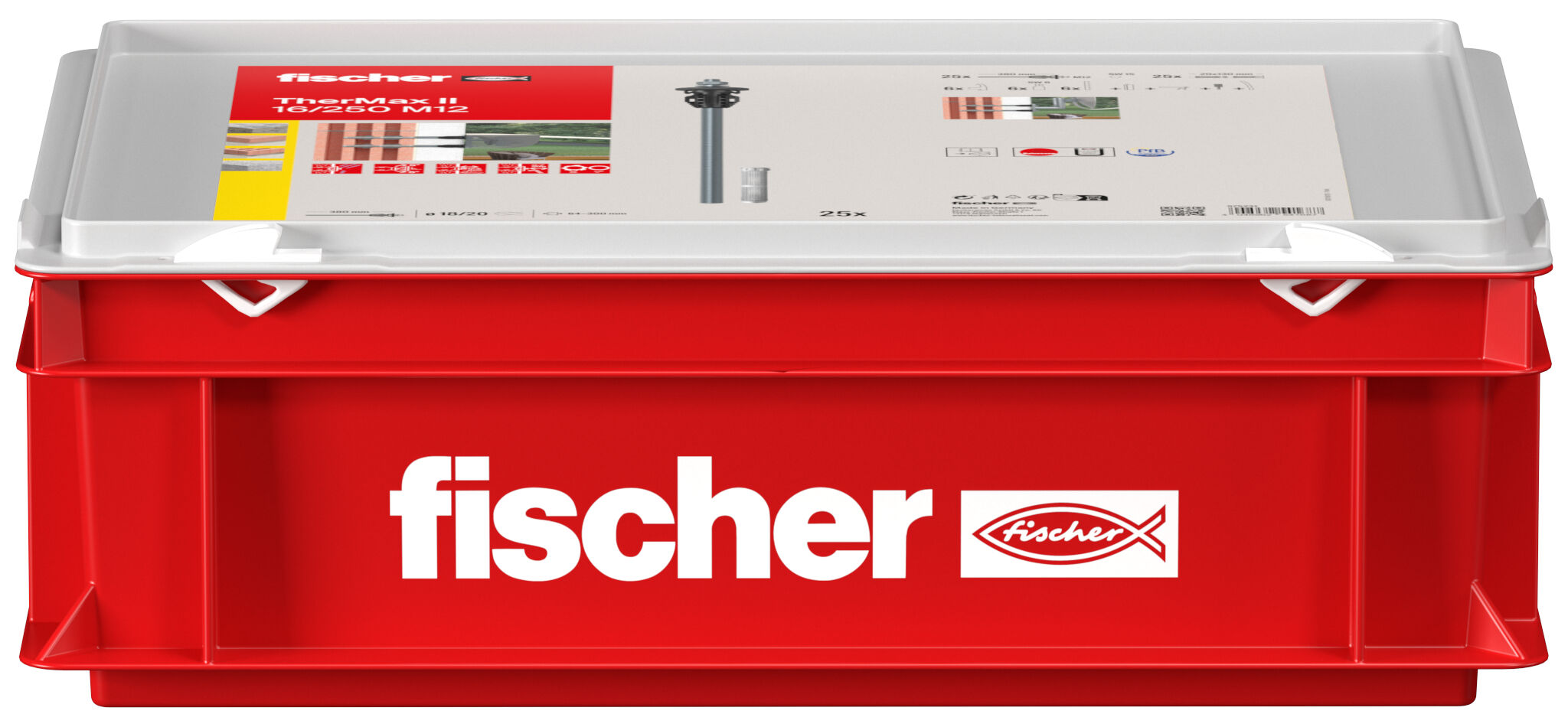 Packaging: "fischer systém pre dištančné montáže TherMax II 16/250 M12 HWK NV"