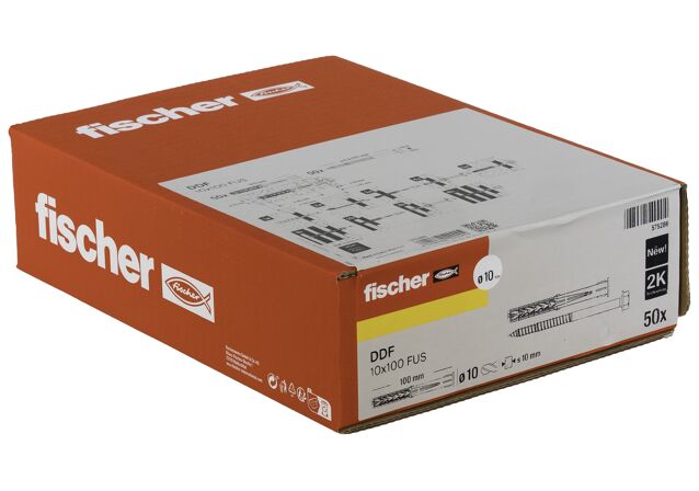 Packaging: "fischer Dot and Dab fixing DDF 10 x 100 FUS"