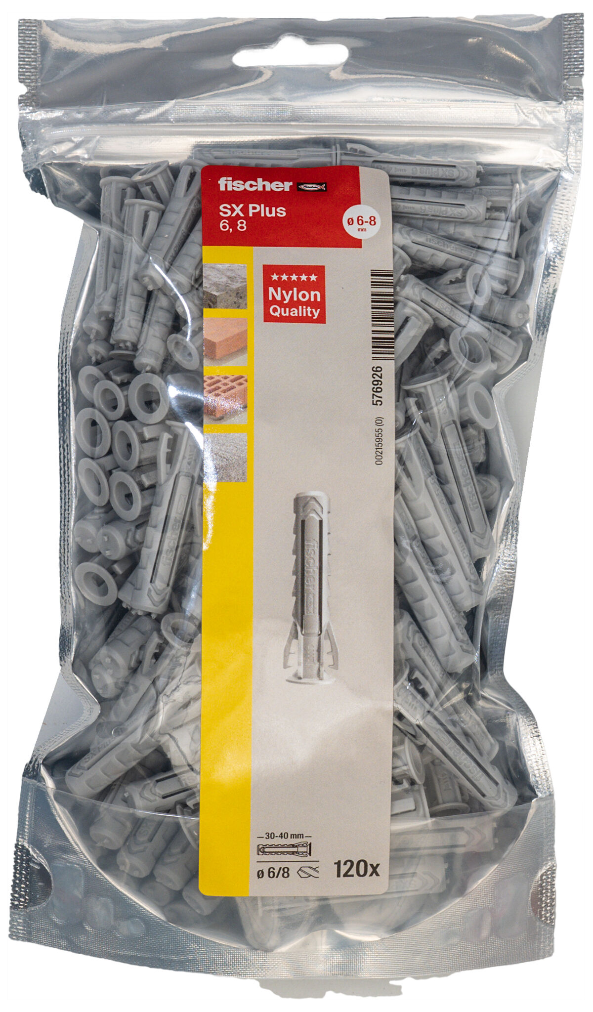 Packaging: "fischer MixBigPack SX Plus 6,8"