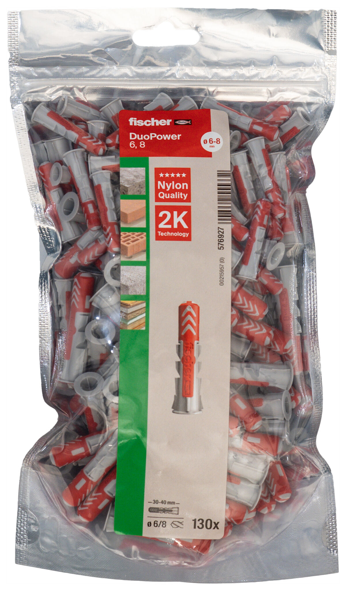 Packaging: "fischer MixBigPack DuoPower 6,8"