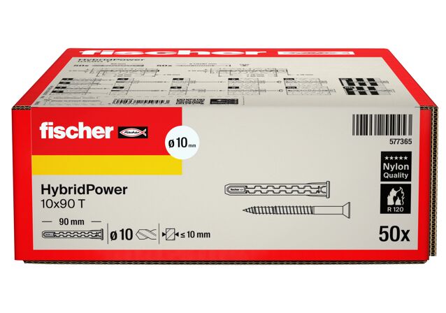 Packaging: "fischer HybridPower 10x90 T"