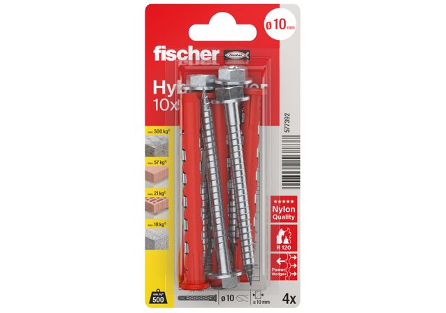 Packaging: "fischer HybridPower 10 x 90 FUS K"