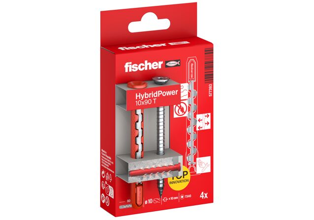 Packaging: "fischer HybridPower 10x90 T K"