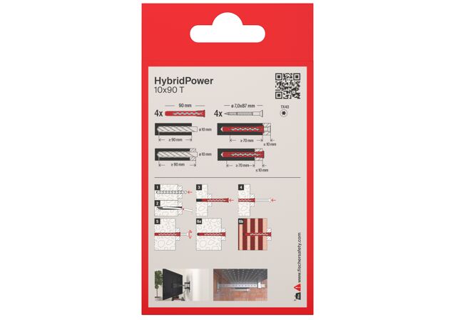 Packaging: "fischer HybridPower 10x90 T K"