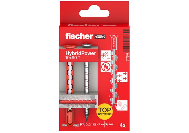 Packaging: "fischer HybridPower 10x90 T K"