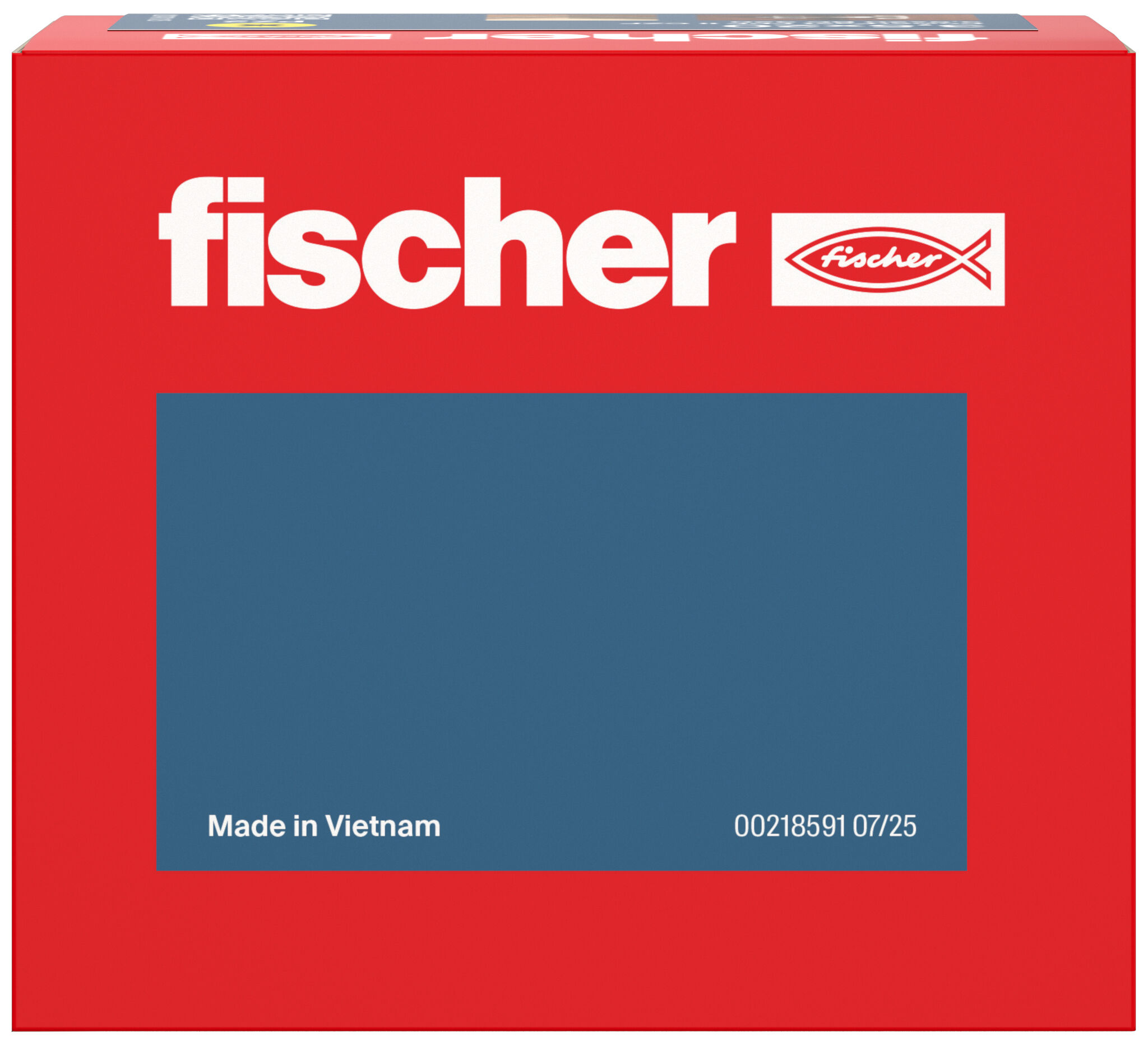 Packaging: "fischer chipboard screw PowerFast FPF II CZF 3.0 x 12 BC 320, countersunk head, cross drive PZ, full thread, blue passivated"