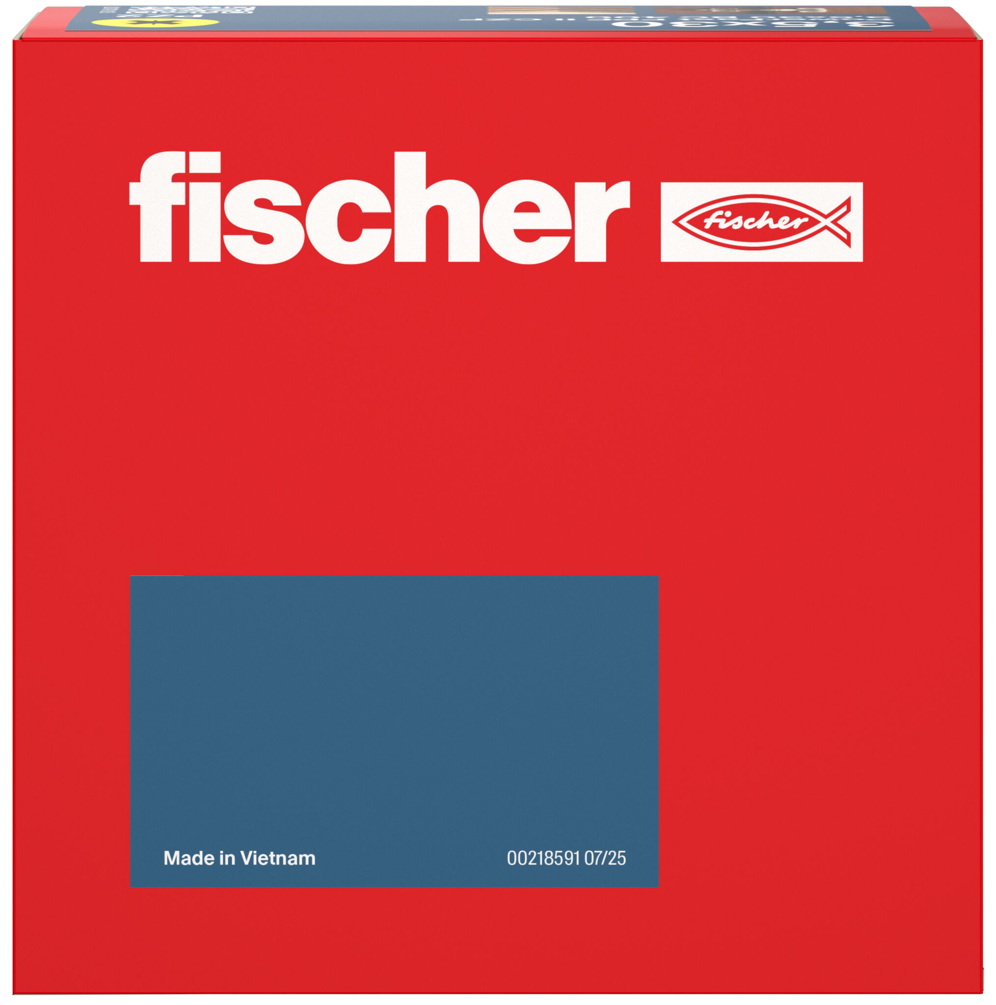 Packaging: "fischer chipboard screw PowerFast FPF II CZF 3.5 x 30 BC 400, countersunk head, cross drive PZ, full thread, blue passivated"