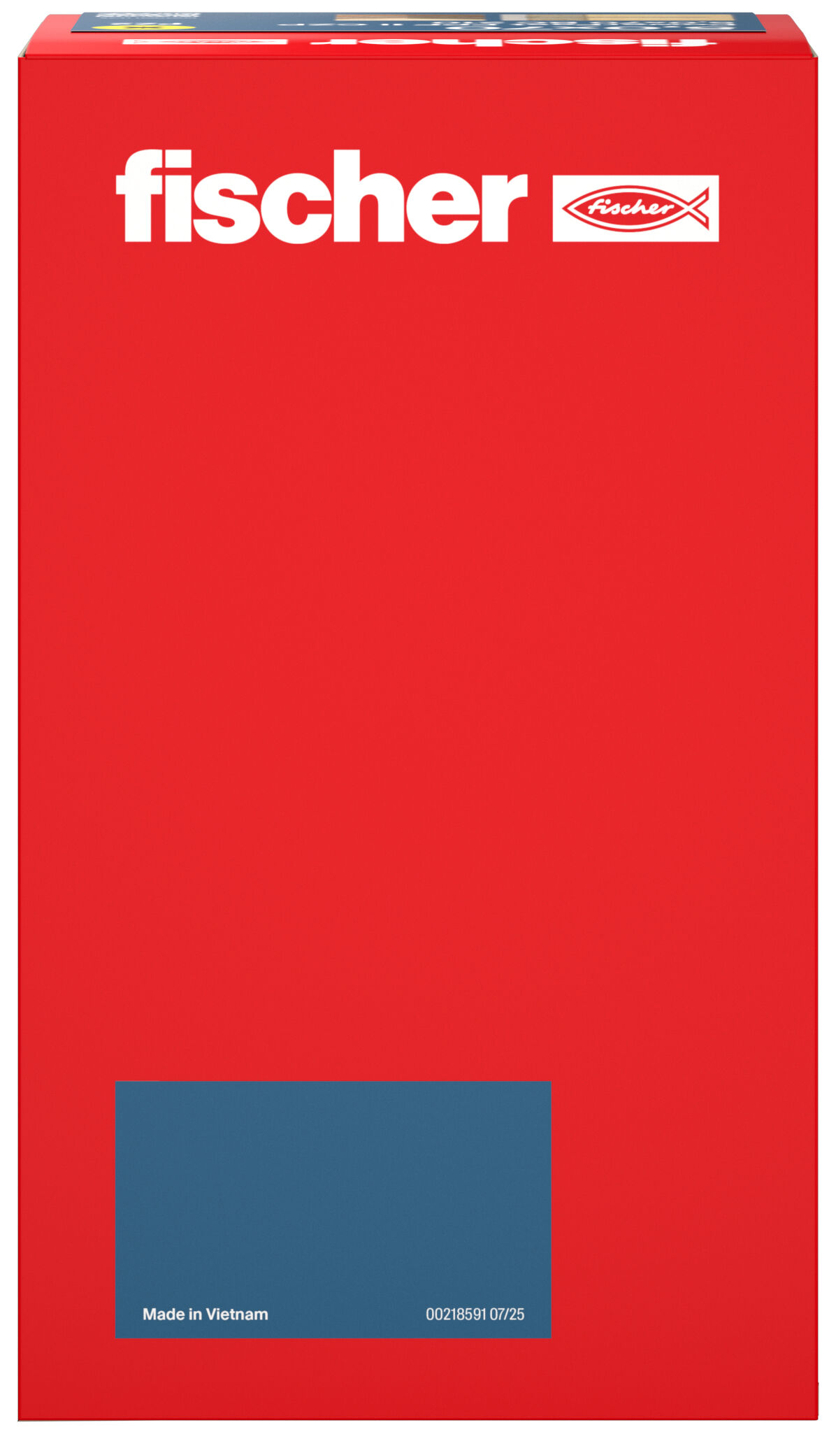 Packaging: "fischer chipboard screw PowerFast FPF II CZP 5.0 x 70 BC 210, countersunk head, cross drive PH, part thread, blue passivated"