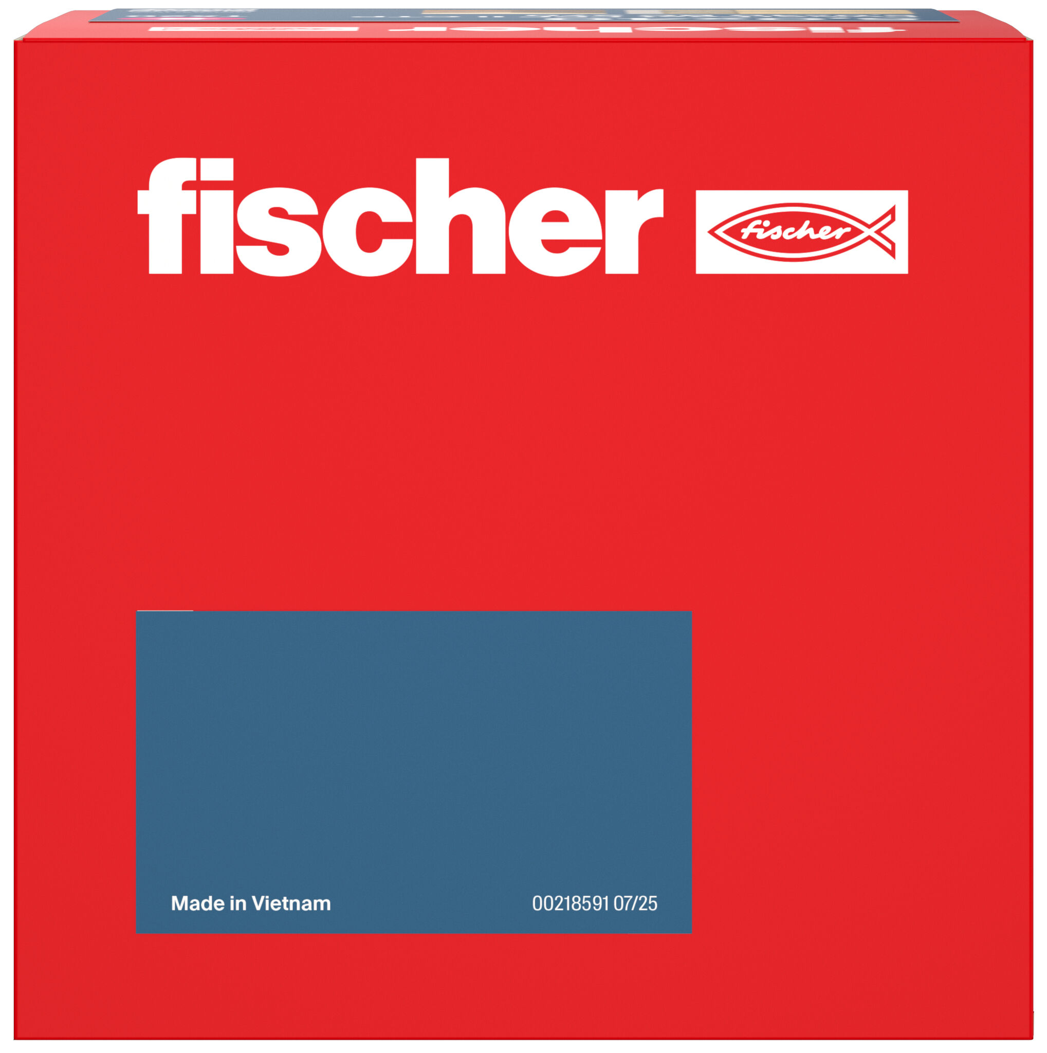 Packaging: "fischer chipboard screw PowerFast FPF II CTP 5.0 x 40 BC 270, countersunk head, TX drive, part thread, blue passivated"