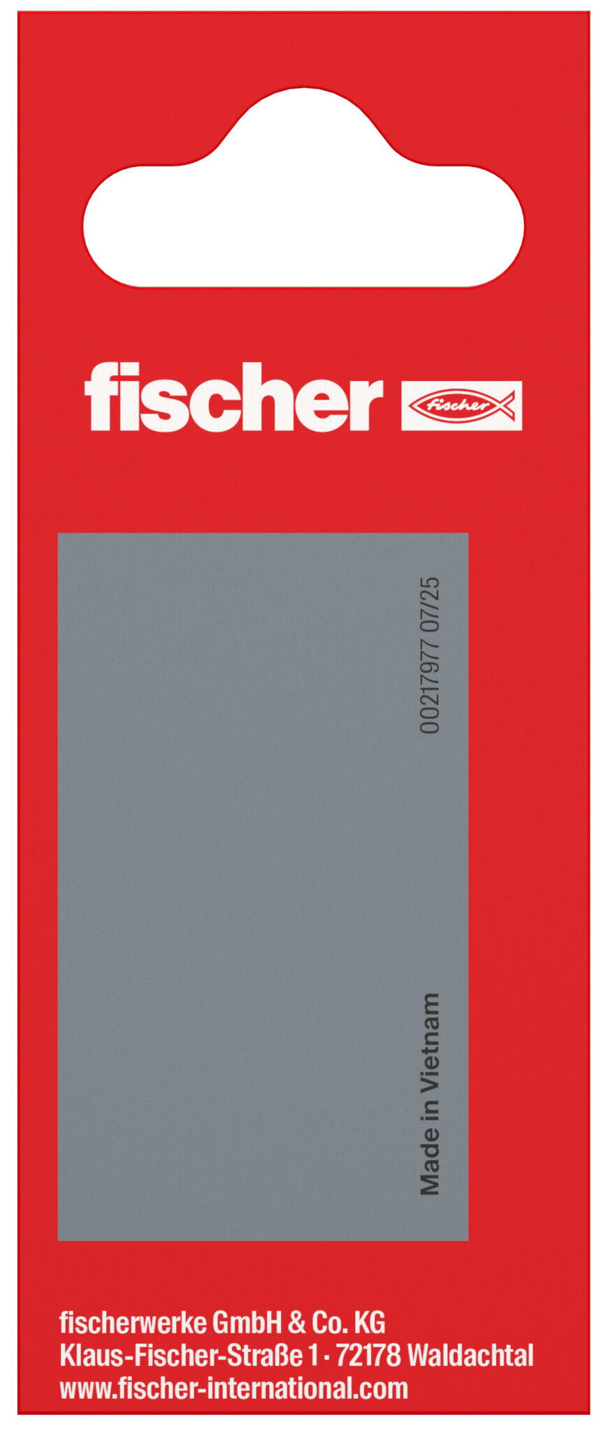 Packaging: "Parafuso para aglomerado fischer PowerFast FPF II CTF 3,0 x 20 A2 30, cabeça escareada, encaixe TX, rosca completa, aço inoxidável A2"