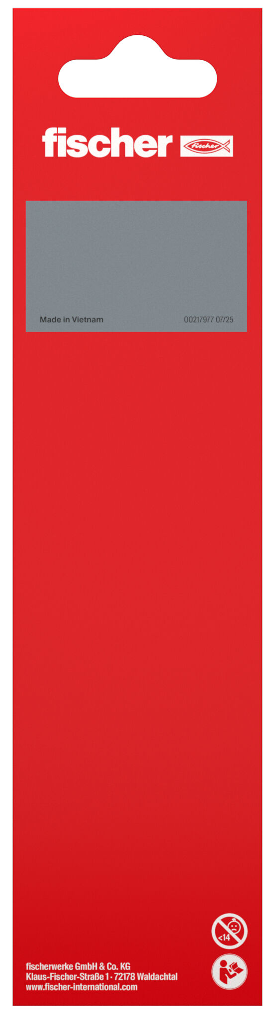 Packaging: "fischer chipboard screw PowerFast FPF II CTP 6.0 x 140 A2 8, countersunk head, TX drive, part thread, stainless steel A2"