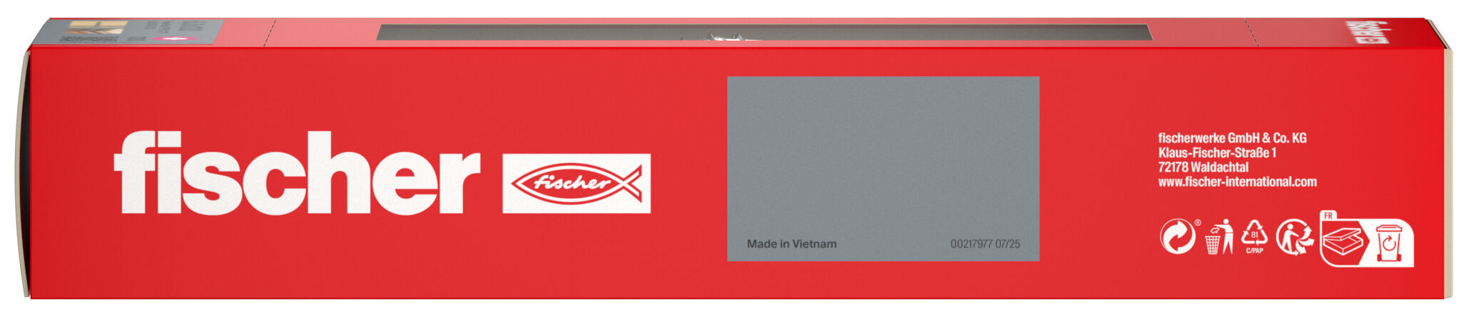 Packaging: "fischer chipboard screw PowerFast FPF II CTP 6.0 x 120 A2 35, countersunk head, TX drive, part thread, stainless steel A2"