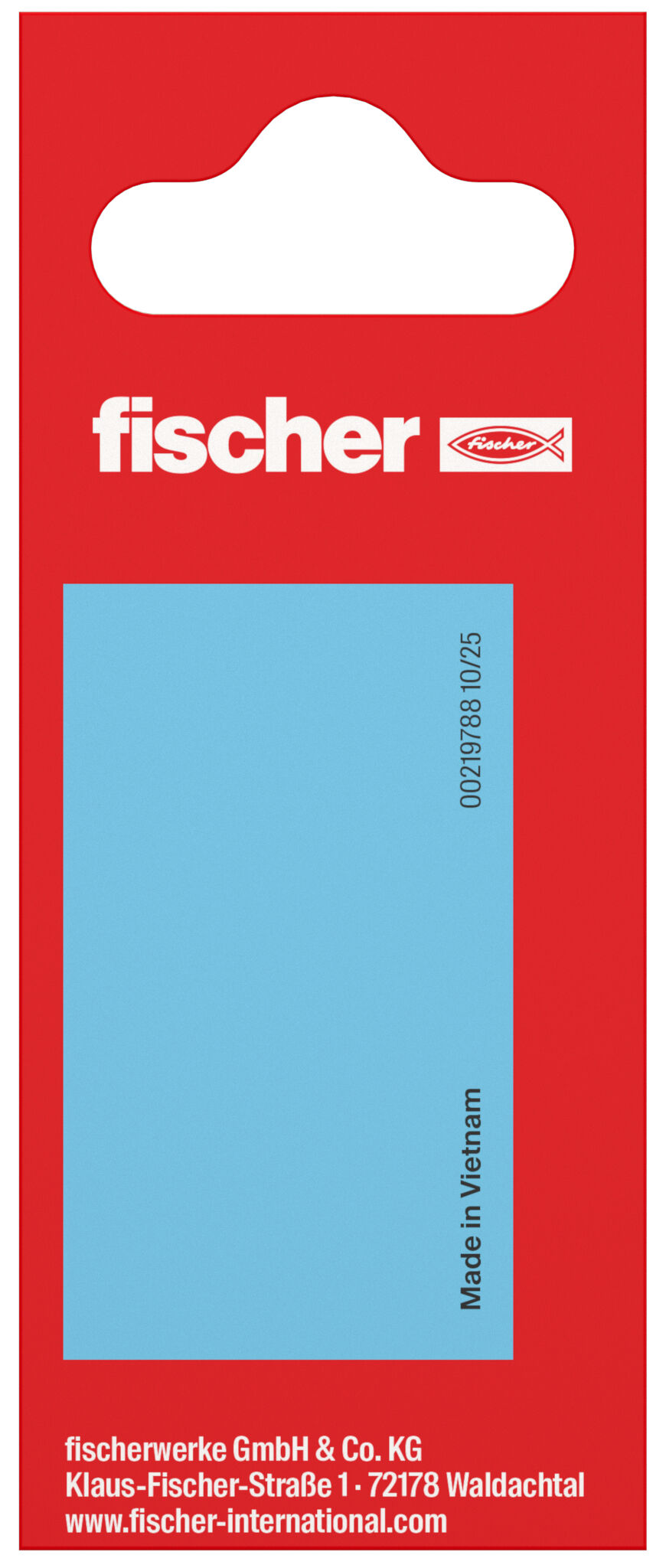 Packaging: "Parafuso para aglomerado fischer PowerFast FPF II CTF 4,0 x 16 BLC 30, cabeça escareada, encaixe TX, rosca completa, zincado preto"