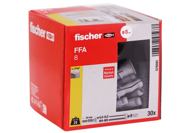 Packaging: "Βύσμα πορομπετόν fischer FFA 8"