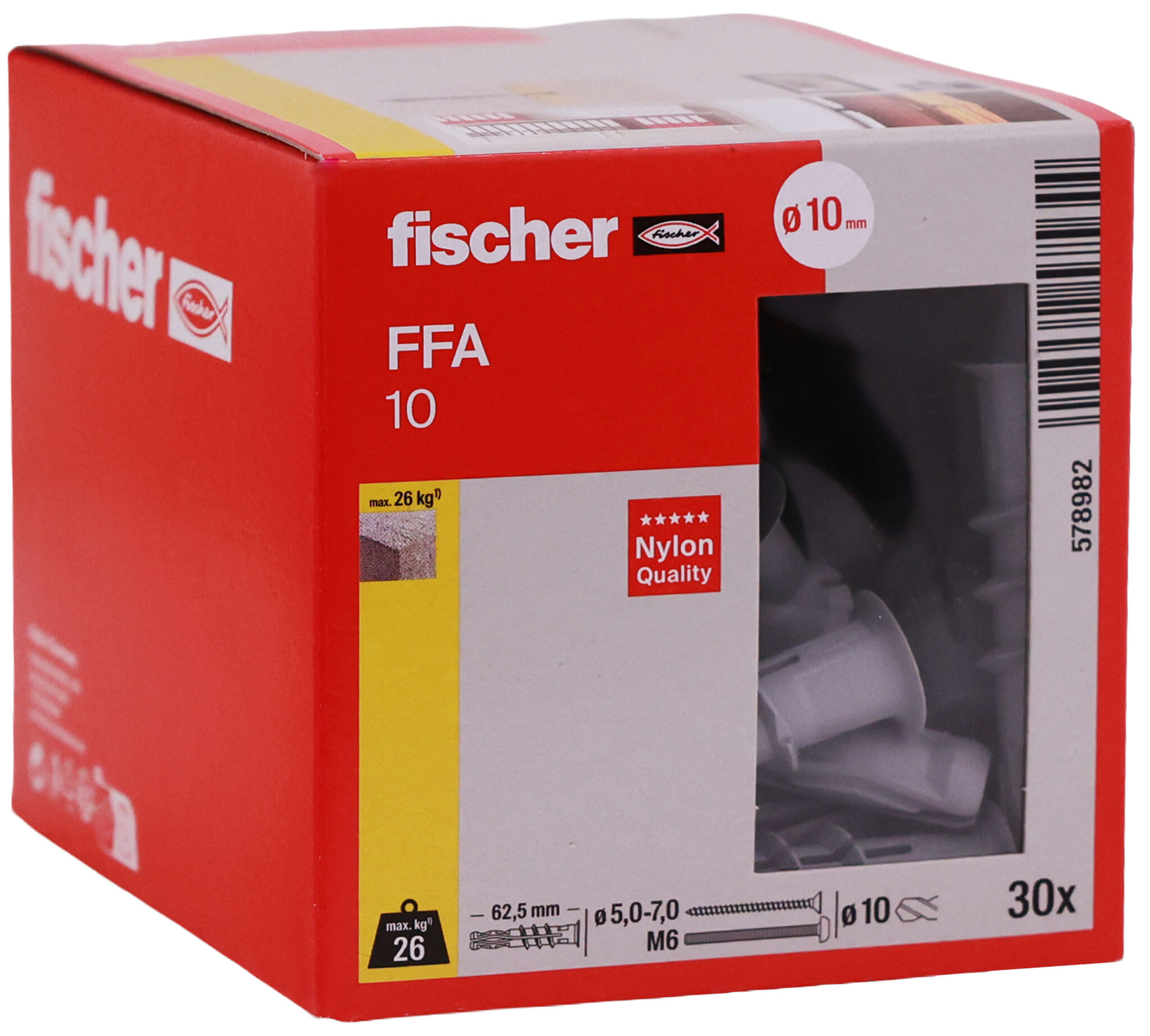 Packaging: "Βύσμα πορομπετόν fischer FFA 10"