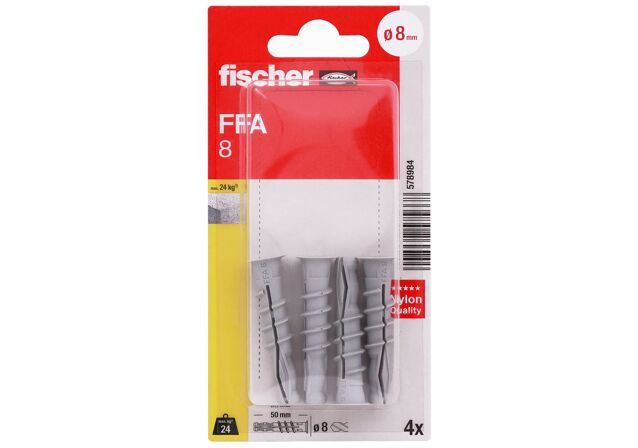 Packaging: "Βύσμα πορομπετόν fischer FFA 8"
