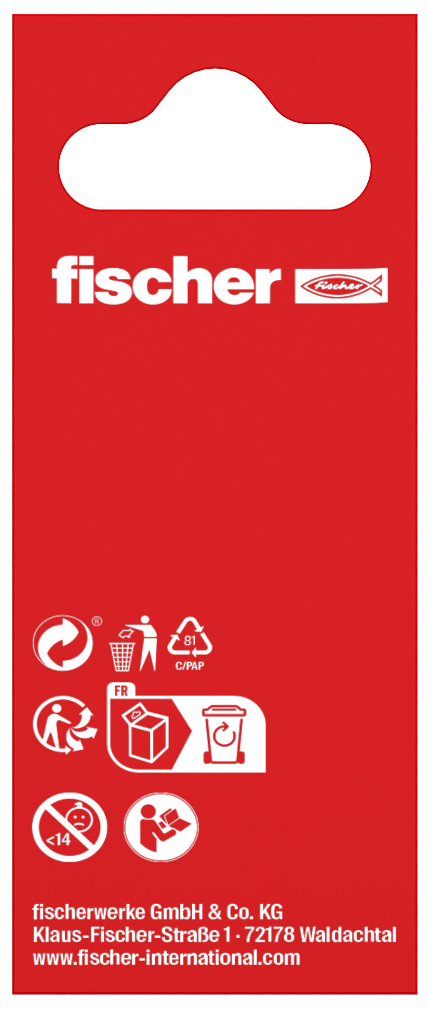 Packaging: "fischer ProfiBit FPB TX10"