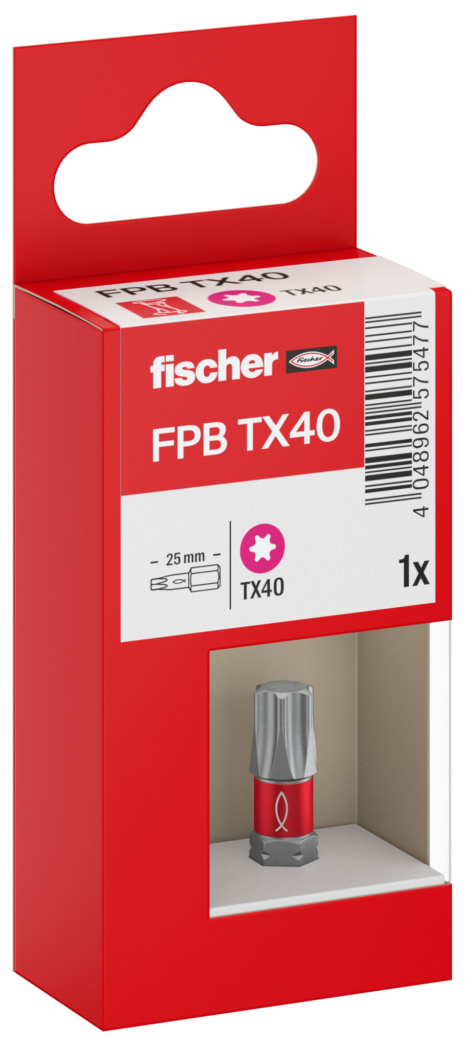 Packaging: "fischer ProfiBit FPB TX40"