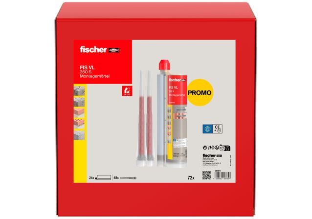Verpackung: "fischer Montagemörtel FIS VL 360 S UMK"