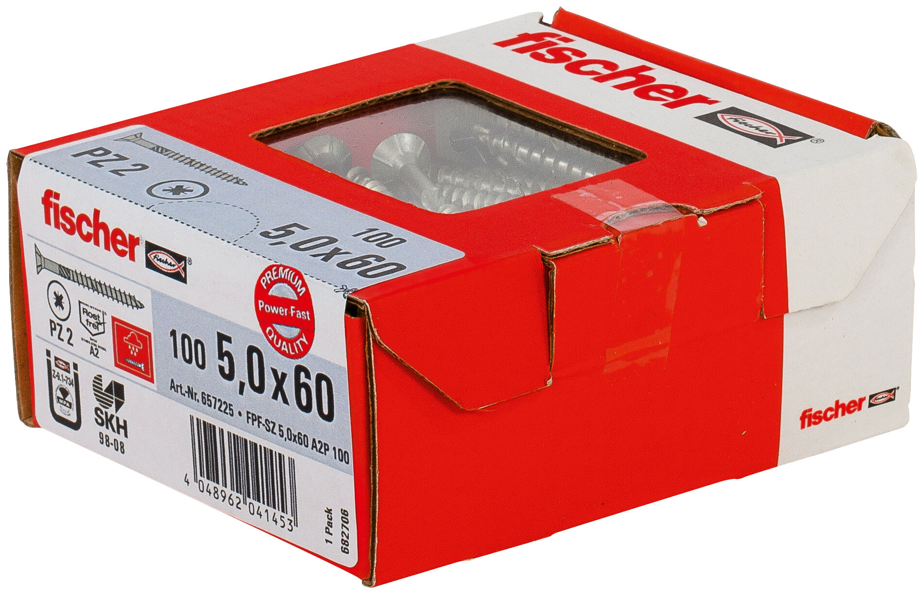 Confezione: "PowerFast FPF-SZ 5,0 x 60 A2P"