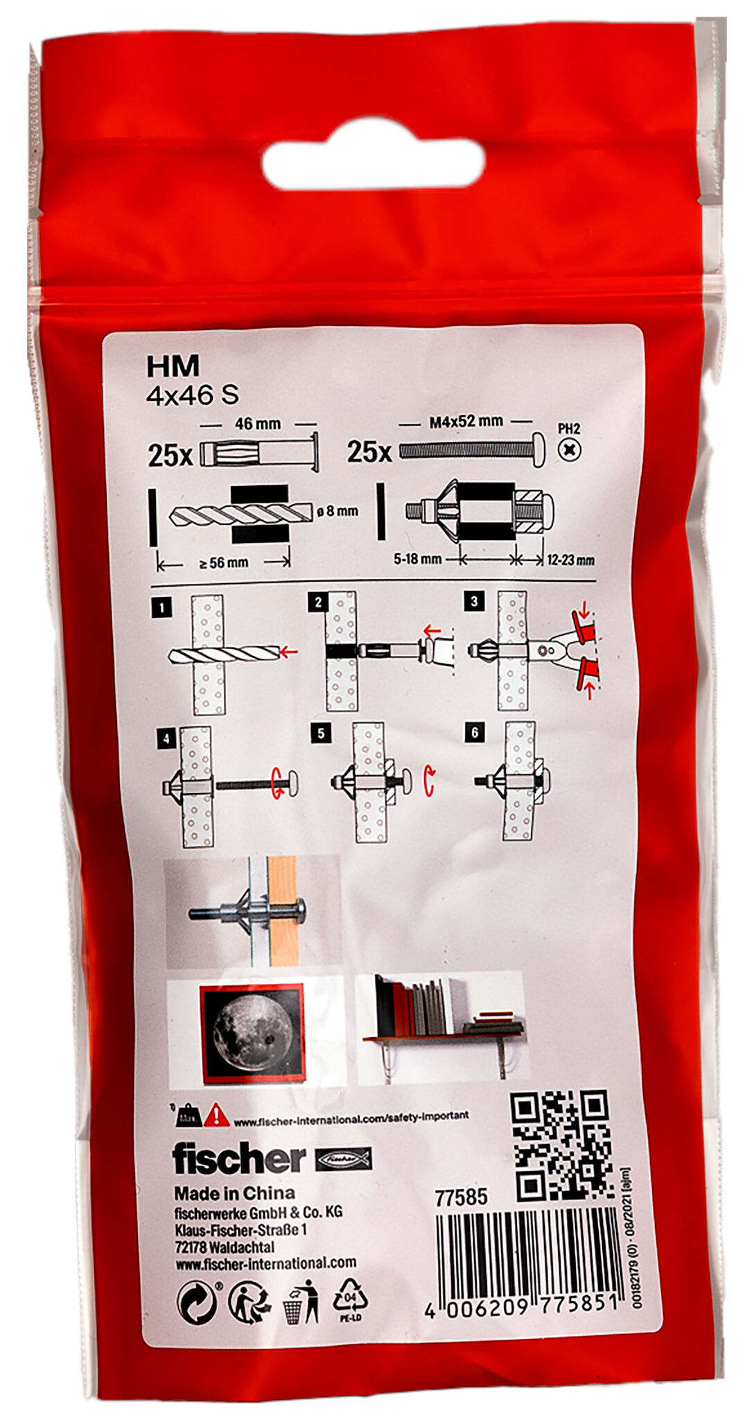 Packaging: "HM-S 4X46 /25B"