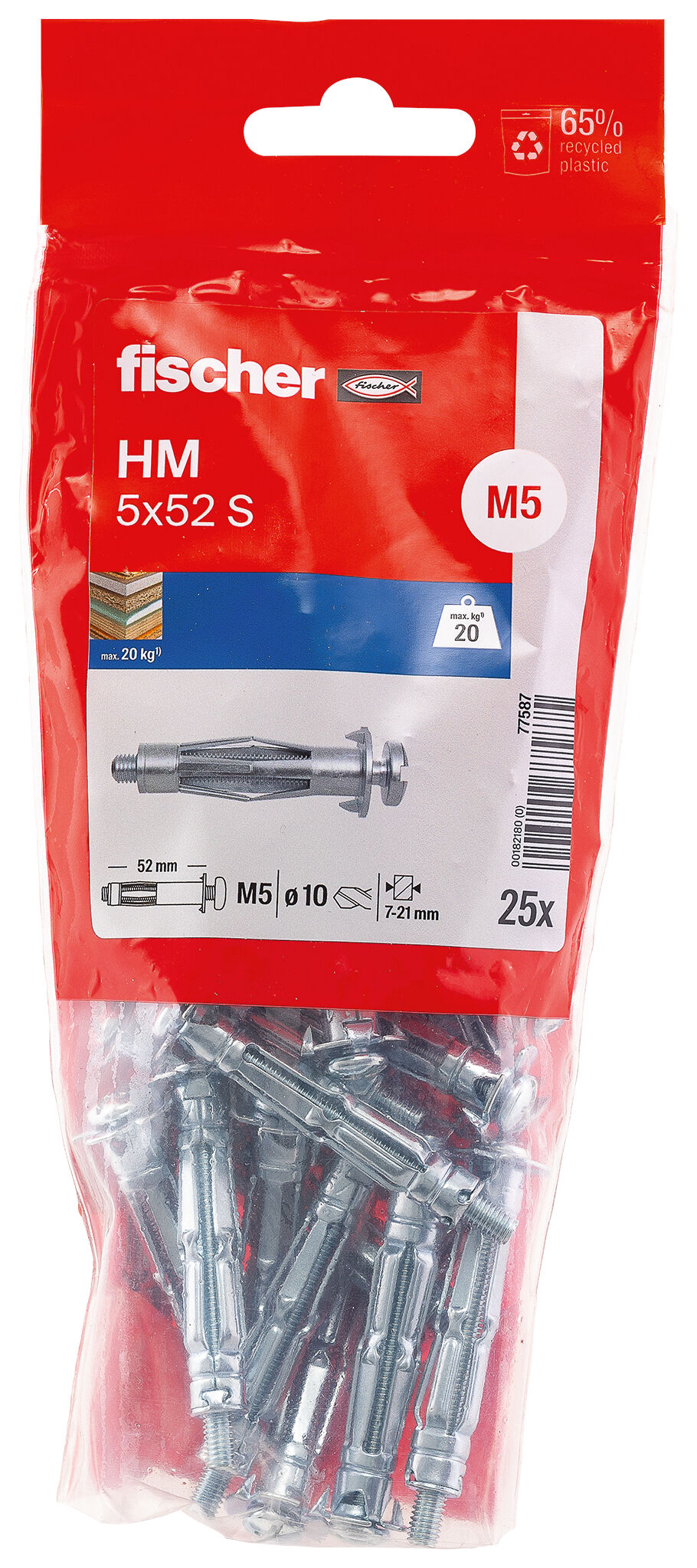 Packaging: "HM-S 5X52 /25B"